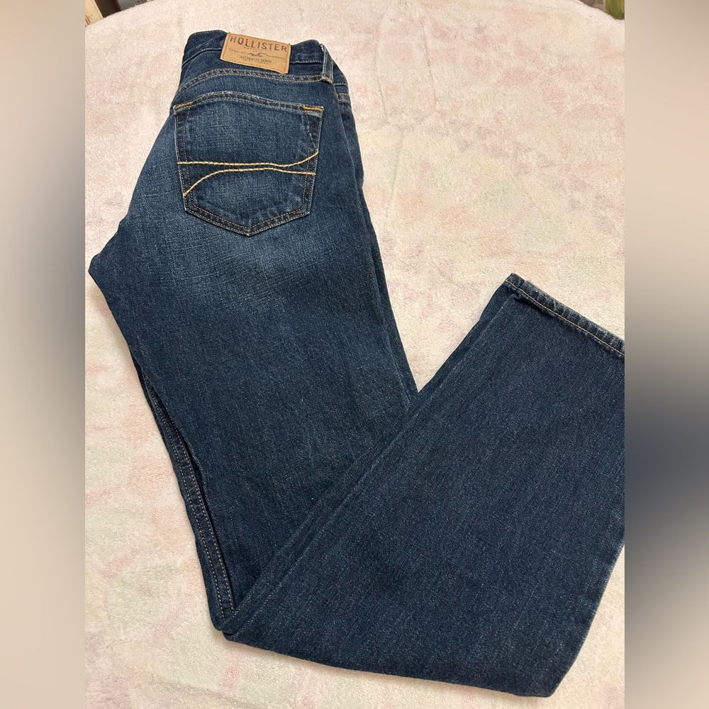 Hollister Slim Straight Button Fly Jeans‎ Mens Size 30x30